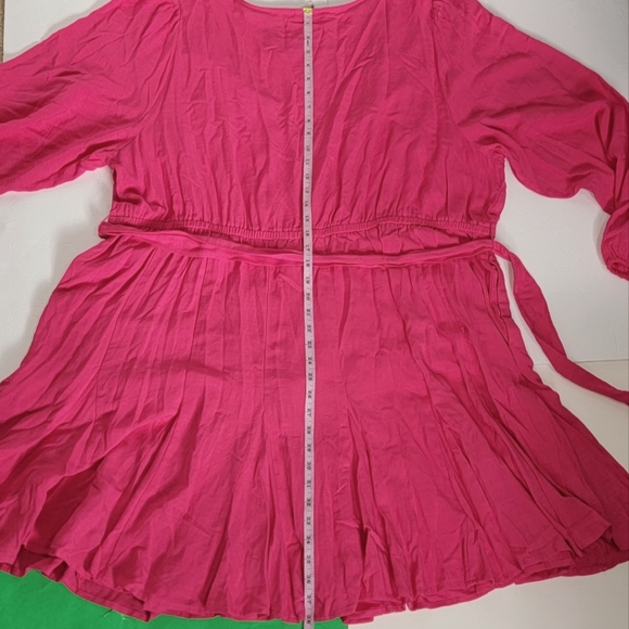 AVA & VIV  LONG SLEEVE FLARE MINI DRESS/ 3X. - Picture 7 of 13